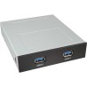 InLine® Frontpanel für den Floppy-Schacht, 2x USB 3.0, schwarz InLine® Frontpanel für den Floppy-Schacht, 2x USB 3.0, schwarz