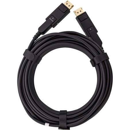 InLine® Câble DisplayPort 1.4 AOC, 8K4K, DisplayPort prise détachable, 40m
