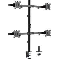 InLine® support de table, pour 4x écran LCD/LED jusqu'à 81cm (32), max. 9kg