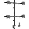 InLine? Tischhalterung, f?r 4x LCD-/LED-Display bis 81cm (32), max. 9kg