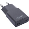 InLine? USB Netzteil Ladeger?t Dual USB-C, PD, PPS, 30W, schwarz