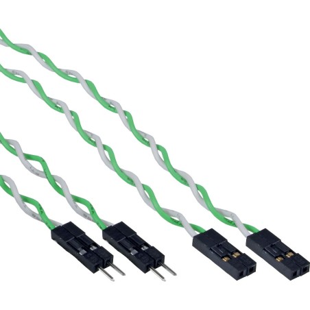 InLine® USB 2.0 Verlängerung, intern, 4pol., einzelne Pfostenstecker auf Pfostenbuchse, 0,3m