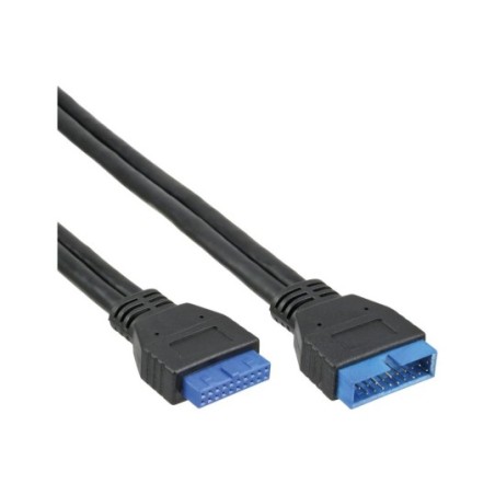 InLine® USB 3.0 Verlängerung intern, Pfostenanschluss Stecker auf Buchse, 0,35m