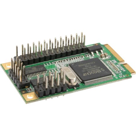 InLine® Mini-PCIe Karte, 2x seriell + 1x parallel
