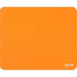 InLine® Maus-Pad antimikrobiell, ultradünn, orange, 220x180x0,4mm