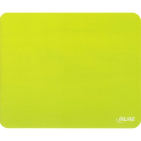 InLine® Maus-Pad antimikrobiell, ultradünn, grün, 220x180x0,4mm