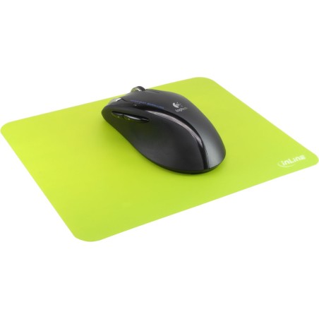 InLine® Maus-Pad antimikrobiell, ultradünn, grün, 220x180x0,4mm