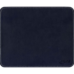 InLine® Maus-Pad Premium Kunstleder schwarz, 220x180x3mm