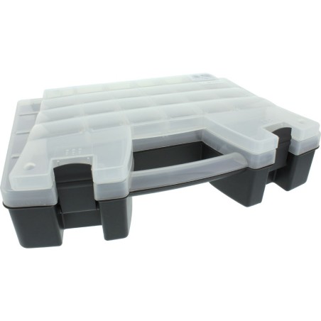InLine® Kleinteile Leerbox Koffer, 380x280x95mm