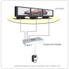 InLine® Displayport Splitter/Verteiler, 3-fach, mit Videowand-Funktion