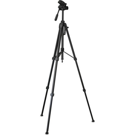 InLine® Stativ für Digitalkameras und Videokameras, Aluminium, schwarz, Höhe max. 1,78m