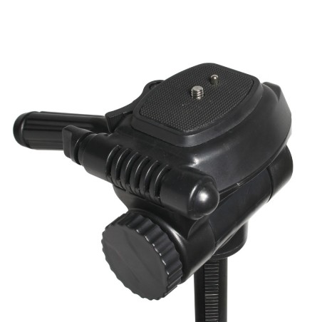 InLine® Stativ für Digitalkameras und Videokameras, Aluminium, schwarz, Höhe max. 1,78m