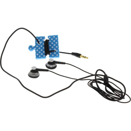 InLine® Kabelbinder Puzzle, für Headsetkabel etc., 4er Pack, bunt
