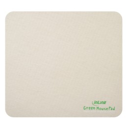 InLine® Maus-Pad Recycled, Baumwolle / natur, 220x200x3mm