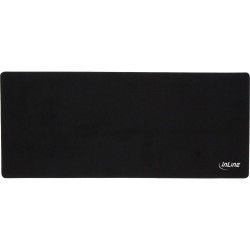 InLine® Kombi-Maus-Pad 4-in-1, für Notebooks, 300x130mm, schwarz