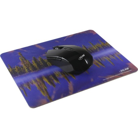 InLine® Maus-Pad Recycled Foto, Trees, 240x190x3mm
