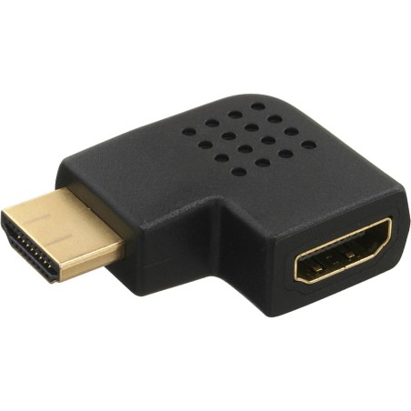 InLine® HDMI Adapter, Stecker / Buchse, seitlich rechts gewinkelt, vergoldete Kontakte, 4K2K kompatibel