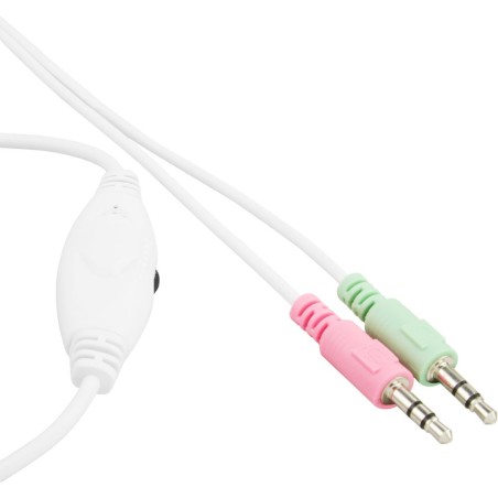 InLine® Headset mit Bügelmikrofon weiß