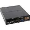 InLine® Frontpanel für den Floppy Schacht, Card Reader, HDMI, USB 3.0, USB 2.0, USB Auflade-Buchsen InLine® Frontpanel für den Floppy Schacht, Card Reader, HDMI, USB 3.0, USB 2.0, USB Auflade-Buchsen