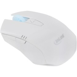 InLine® Maus 2,4Ghz Wireless optisch, weiß