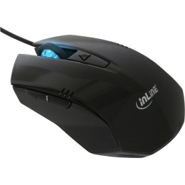 InLine® Maus USB optisch, schwarz