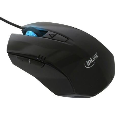 InLine® Maus USB optisch, schwarz
