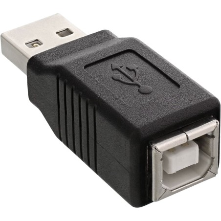 Adaptateur USB 2.0, InLine®, prise A sur prise femelle B