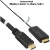 InLine® HDMI Kabel LWL, HDMI-High Speed, Stecker / Stecker, schwarz, 30m