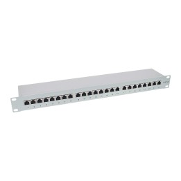 Panneau à connexions Cat. 6, 24 x, 19", beige