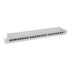 Panneau à connexions Cat. 6, 24 x, 19", beige
