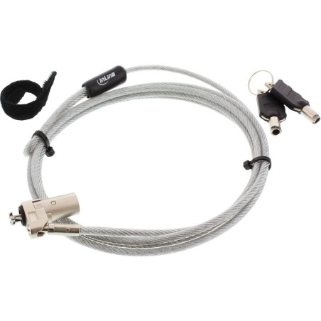 InLine® Ultrabook Sicherheitsschloss, mit Schlüssel, 4,4mm x 2m