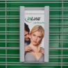 InLine® Prospekthalter DIN lang für Aufstellwand, silbergrau
