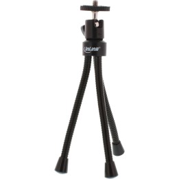 InLine® Mini-Stativ 190mm mit Kugelkopf, flexible schwarze Metallfüße mit Gummikappen