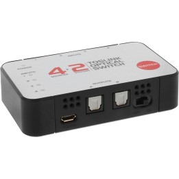 InLine® Toslink Audio Umschalter 4 zu 2, 4x Toslink Buchse Eingang auf 2x Toslink Buchse Ausgang