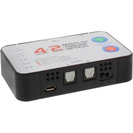 InLine® Toslink Audio Matrix Umschalter 4 zu 2, 4x Toslink Buchse Eingang auf 2x Toslink Buchse Ausgang