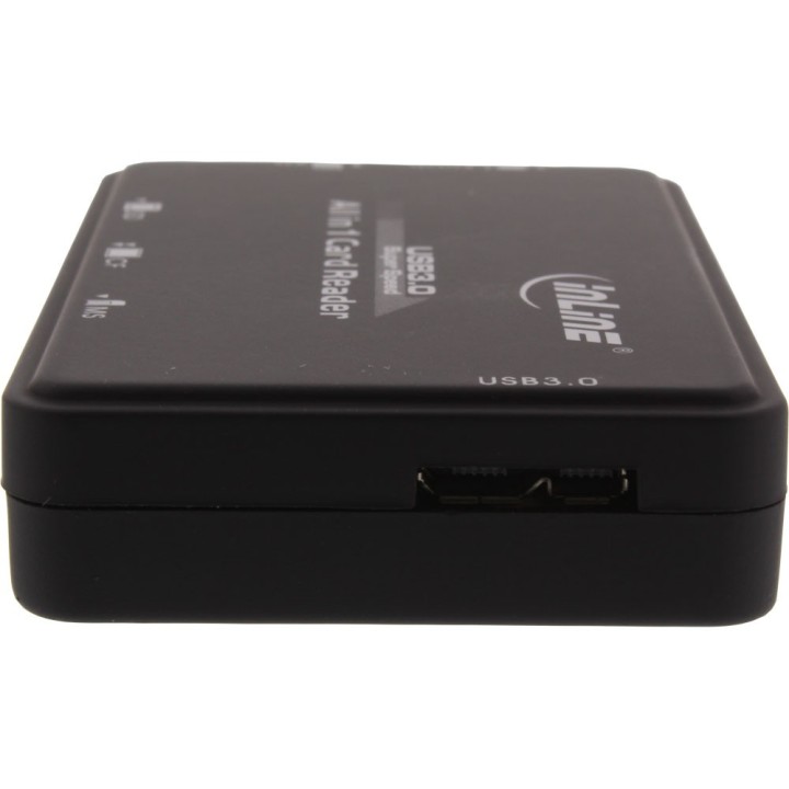 InLine® Cardreader, USB 3.0, all in 1, schwarz