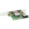InLine® SAS Slotblech PCI, 1x ext. SFF-8088 auf 1x int. SFF-8087 InLine® SAS Slotblech PCI, 1x ext. SFF-8088 auf 1x int. SFF-8087