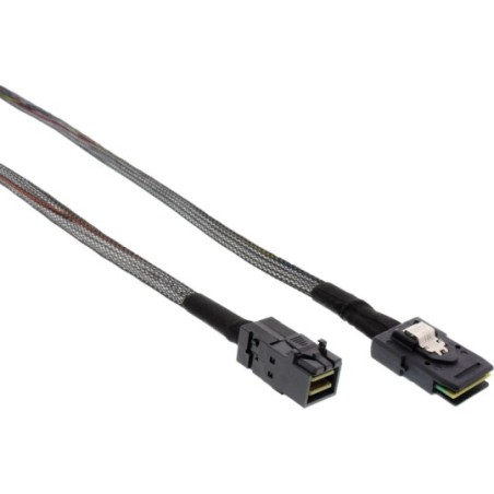InLine® Mini SAS HD Kabel, SFF-8643 zu SFF-8087, mit Sideband, 0,5m