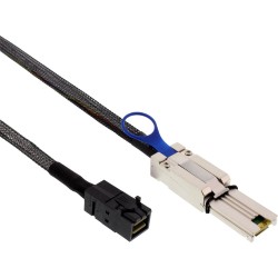 InLine® Mini SAS HD Kabel, SFF-8643 zu SFF-8088, 0,5m