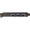 InLine® Schnittstellenkarte, 3x+1x USB 3.0, PCIe, mit SATA Stromanschluss, inkl. Low-Profile Slotblech