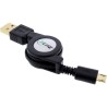 InLine® Micro-USB 2.0 Roll-Kabel, USB-A Stecker an Micro-B Stecker, 0,75m InLine® Micro-USB 2.0 Roll-Kabel, USB-A Stecker an Micro-B Stecker, 0,75m