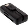 InLine® OTG Card Reader Dual Flex, für SD und microSD, mit USB Buchse und 2 Kartenslots