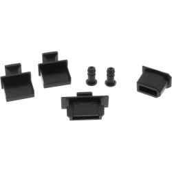 InLine® Staubschutz-Set, für Frontpanel, 6-teilig