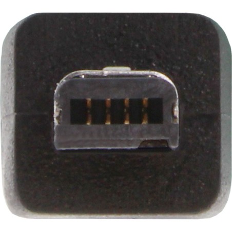 Câble USB Mini, InLine®, prise A à Mini USB prise, noir, 1m