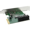 InLine® Schnittstellenkarte, 4x SATA 6Gb/s, mit 4x SATA, RAID 0,1,10,JBOD, PCIe 2.0 (PCI-Express)