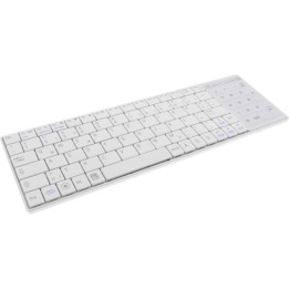 InLine® Bluetooth Mini-Tastatur mit Touchpad, Windows 10 kompatibel, weiß