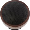InLine® woodwoom, Mini Bluetooth Walnuss-Holz Lautsprecher, 52mm