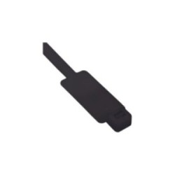 InLine® Kabelbinder mit Markierfeld, Länge 200mm, Breite 4,8mm, 100 Stück, schwarz