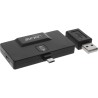 InLine® OTG Cardreader/Hub,CF,SD,microSD, 2 Port USB Hub