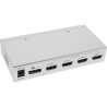 InLine® Displayport zu 4x HDMI Splitter/Verteiler, mit Videowand-Funktion